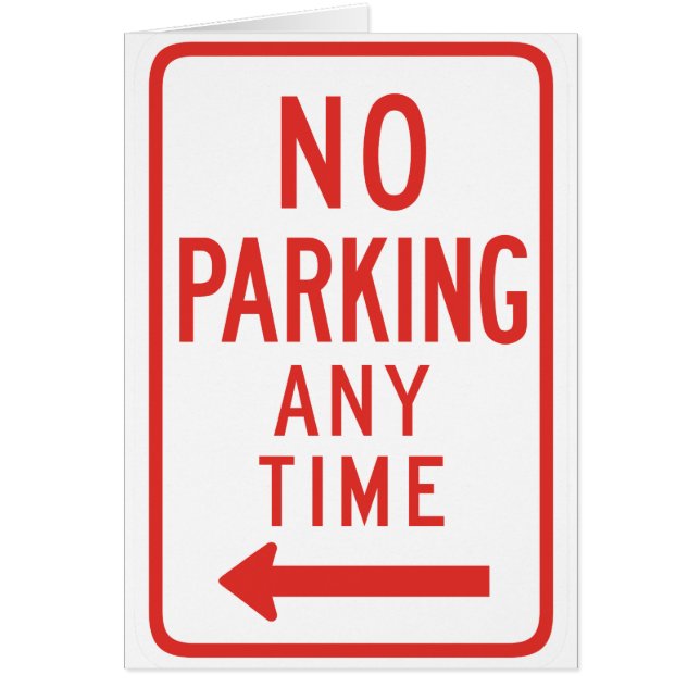 No Parking (Left) (Front)