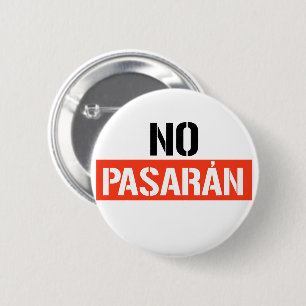 No Pasaran 2 Inch Round Button