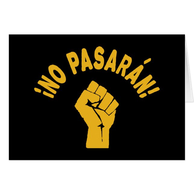 No Pasaran - Ils Ne Peuvent Pas Passer (Devant horizontal)