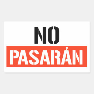 No Pasaran Sticker