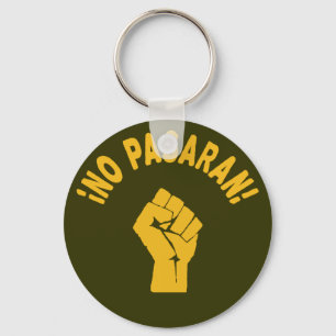 No Pasaran - They Shall Not Pass Keychain