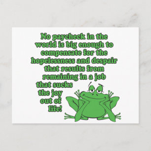 No paycheck in the world.... postcard