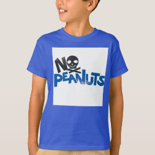 No Peanuts Blue Baseball T T-Shirt
