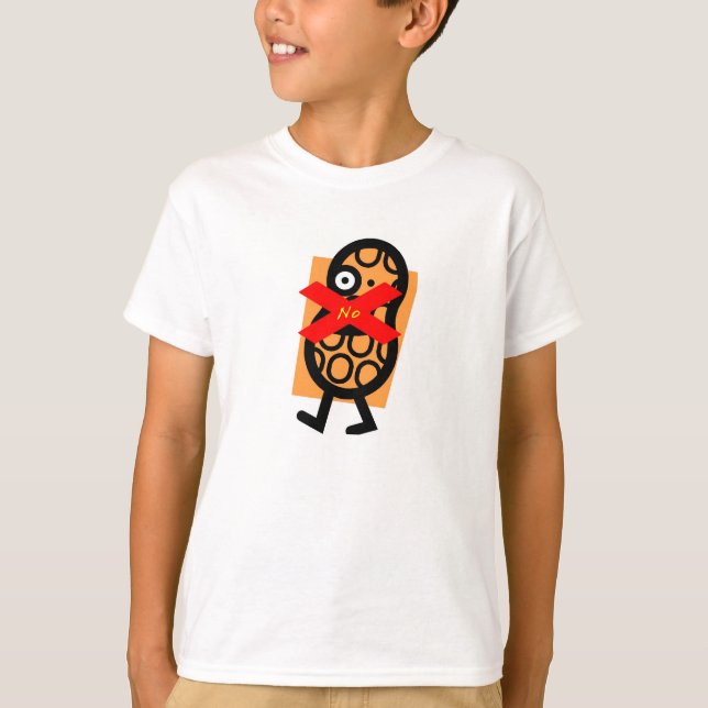 No Peanuts for Me T-Shirt (Front)