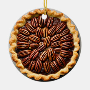No Pecan at Your Presents    Food Pun Humor Ceramic Ornament