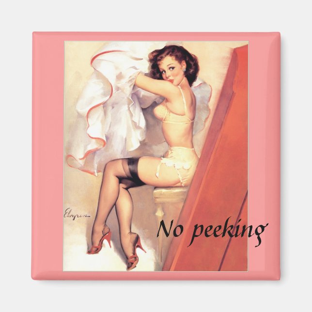 No peeking...magnet magnet (Front)