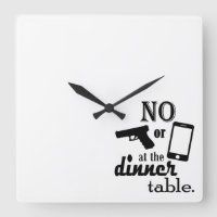 No phones at the dinner table Ready to customize