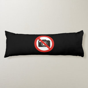No Photos Allowed Body Pillow
