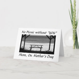 NO PICNIC WITHOUT MOM ON MOTHER'S DAY CARD