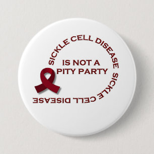No Pity Party Here 3 Inch Round Button