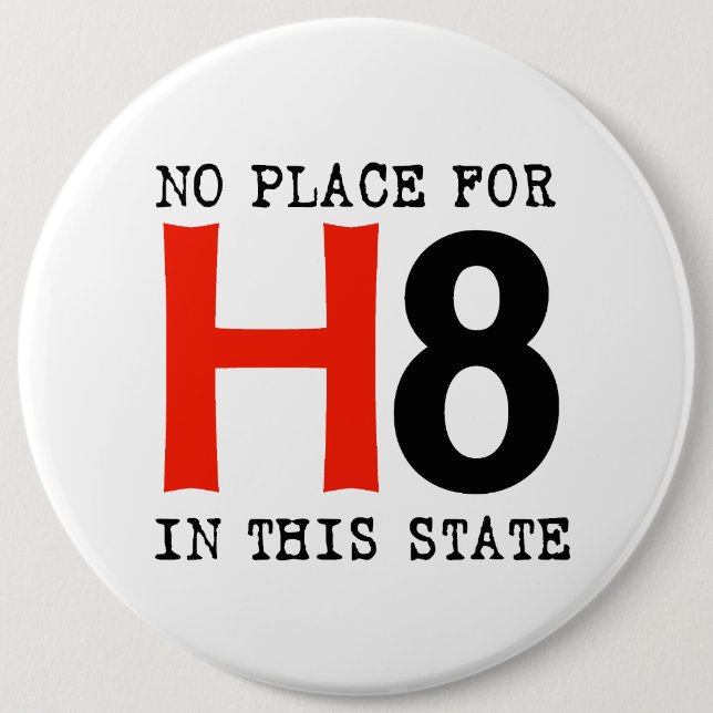 No place for H8 6 Inch Round Button (Front)