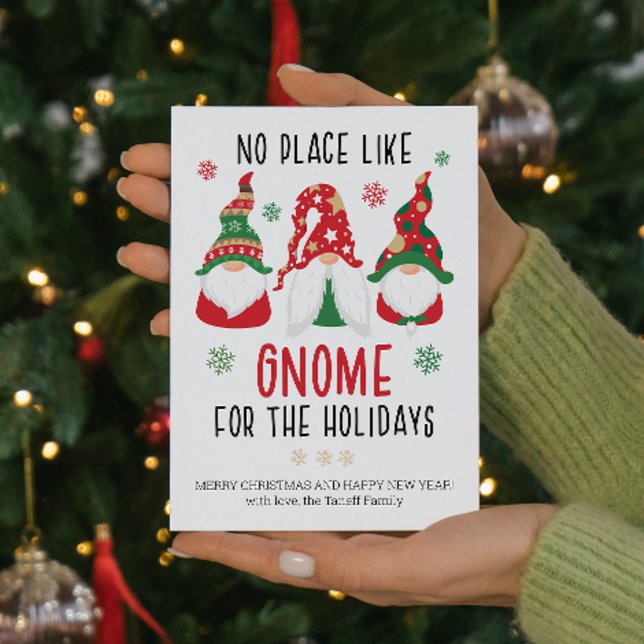 No Place Like Gnome For The Holidays Fun Christmas (Creator Uploaded)