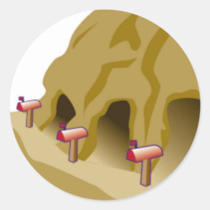 No Place Like Home Classic Round Sticker