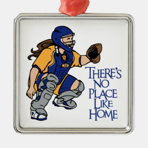 No Place Like Home Metal Ornament