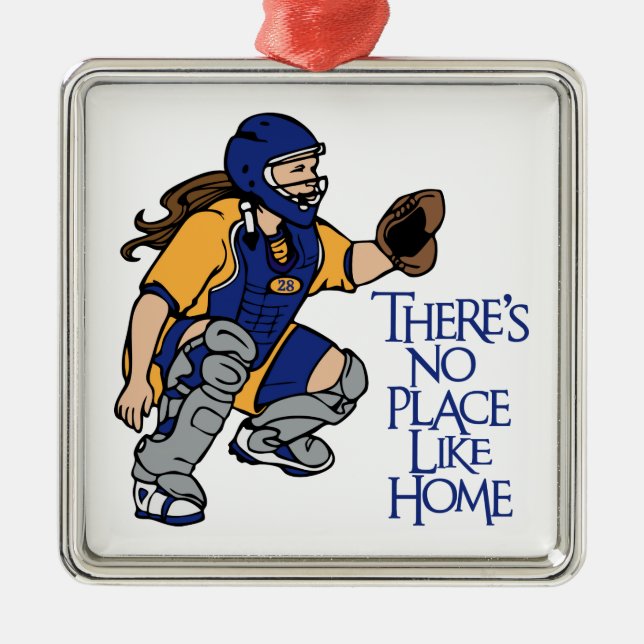 No Place Like Home Metal Ornament (Front)