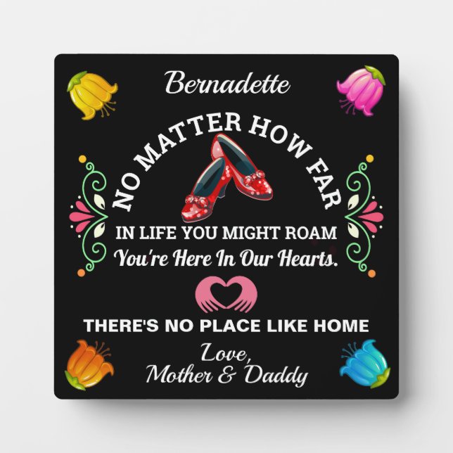 No Place Like Home Plaque (Front)