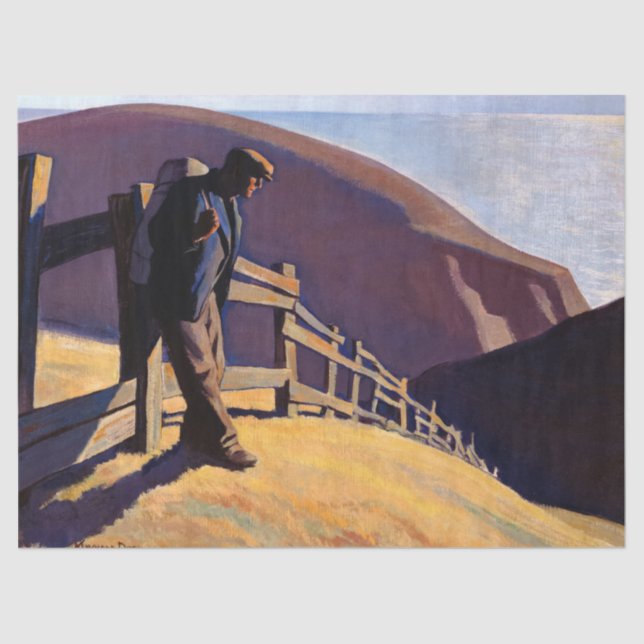 No Place to Go by Maynard Dixon Tissue Paper (Front)