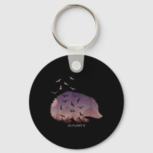 No Planet B Earth Environmental Protection Climate Keychain