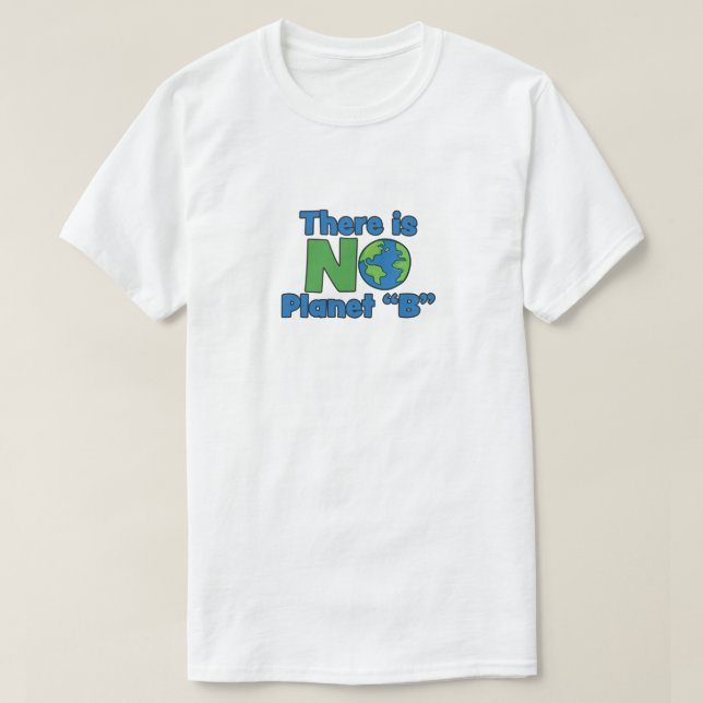 No Planet B Homme's Basic T-Shirt (Design devant)