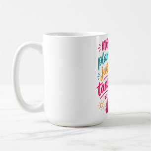 No Plans Just Tans - Sassy Flamingo with Sunglass Coffee Mug