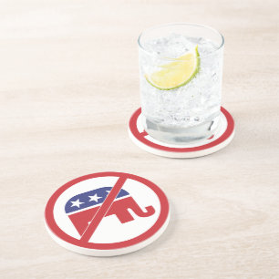 No Politics Republican Elephant Coaster