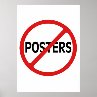 No Posters