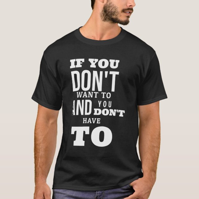 No Pressure Attitude Quote T-Shirt (Front)