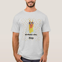 No-Prob-Llama Funny Cute Llama with Stars