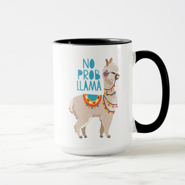 No Prob Llama Mug (Right)