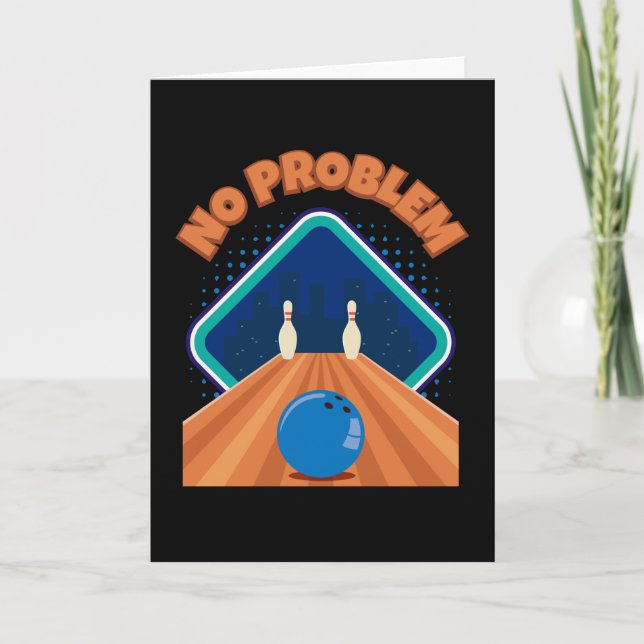 No Problem Bowling Bowler Card (Front)