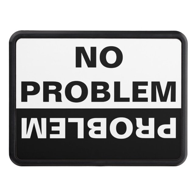 NO PROBLEM TRAILER HITCH COVER (Front)