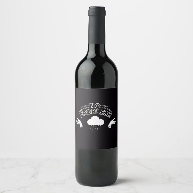 NO PROBLEM WINE LABEL (Front)