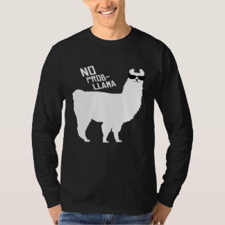 No Probllama Llama Alpaca Lover Premium T-Shirt