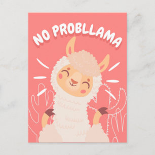 No ProbLlama Postcard
