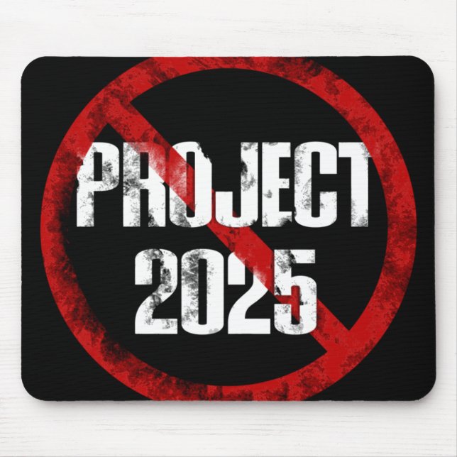 No Project 2025 1  Mouse Pad (Front)