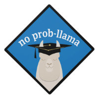 No Prop-Llama Grad CapFunny Graduation