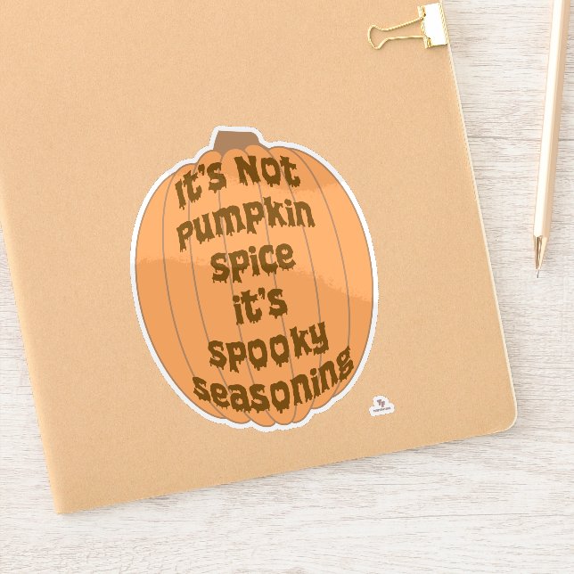  No Pumpkin Spice Funny Spooky Seasoning Slogan (Notebook)