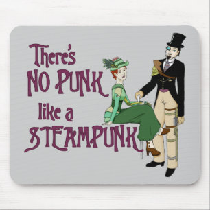 No punk like a steampunk mouse pad