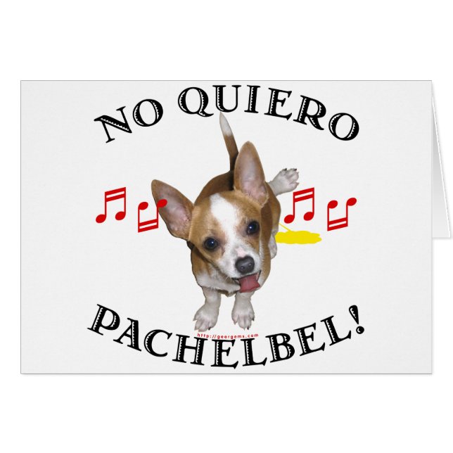 No Quiero Pachelbel (Front Horizontal)