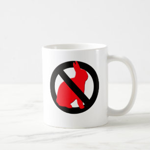 No Rabbits Allowed Coffee Mug