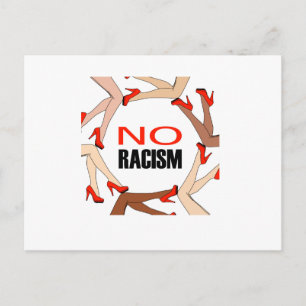 No racism postcard