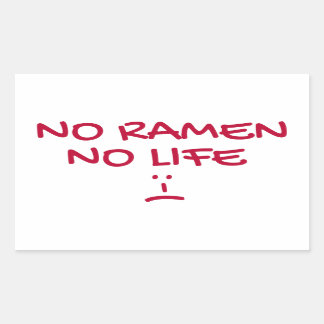 NO RAMEN NO LIFE - Japanese Noddle Soup Lovers Sticker