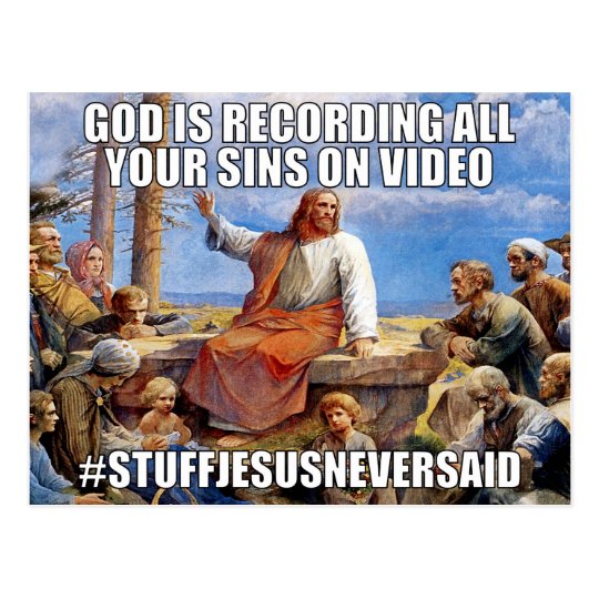 No Record of Wrongs (SJNS) Postcard