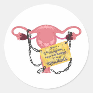 No Religion Classic Round Sticker