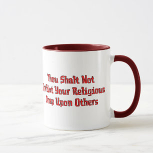 No Religious Crap Mug