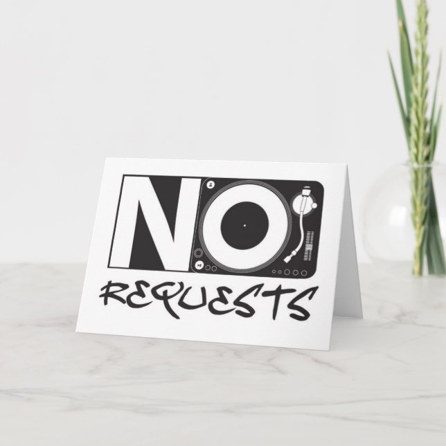 No Requests Card (Front)