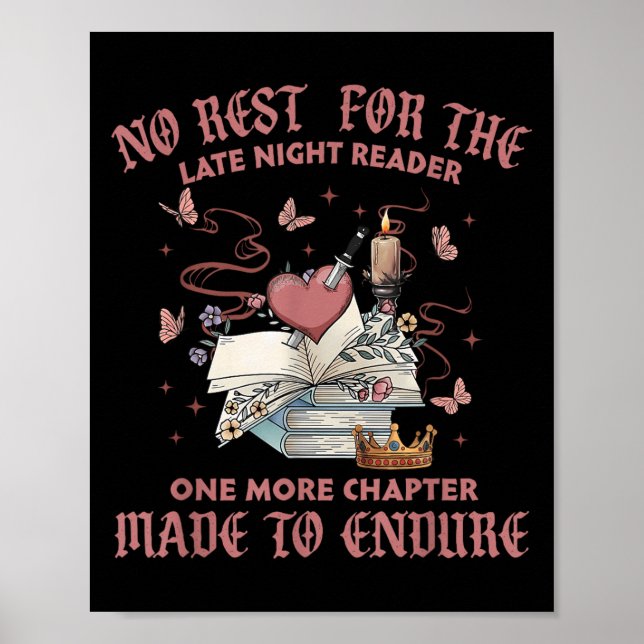 No-rest For The Late Night Reader One More Chapter Poster (Front)