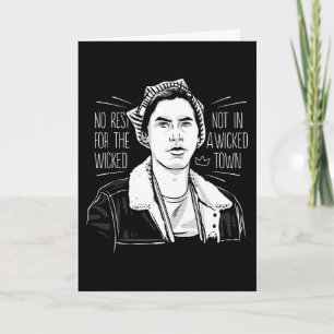 No Rest For The Wicked Card