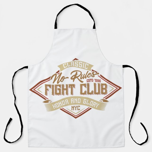 No Rules Fight Club Apron (Front)