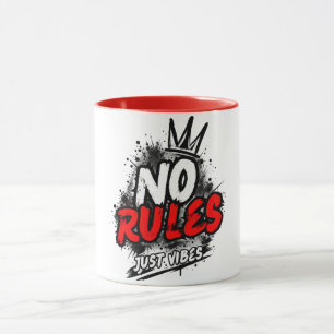 No Rules Graphic Mug